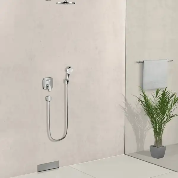 Шланговое з'єднання для душа Hansgrohe Fixfit, хром (26457000)