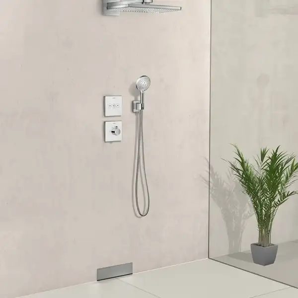 Шланговое під'єднання для душа Hansgrohe Fixfit Porter Square, хром (26486000)