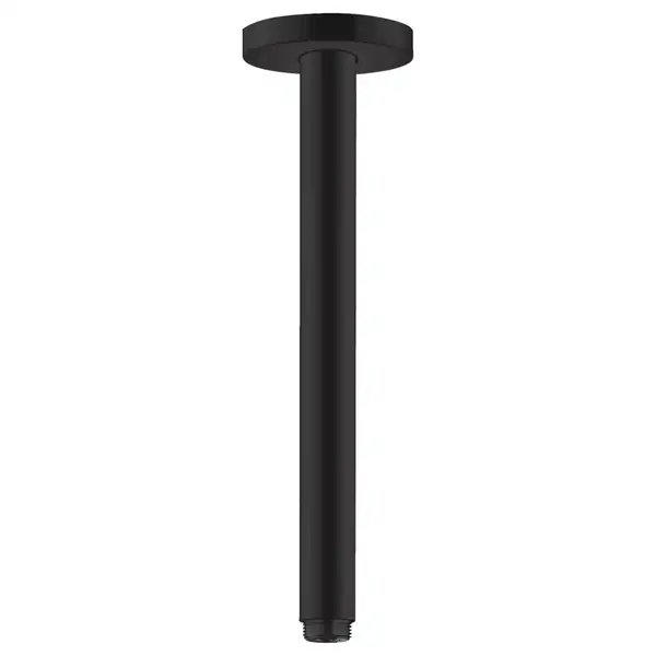 Держатель верхнего душа Hansgrohe h30 см (цвет - чёрный матовый) (27389670) фото 1 Aquada.com.ua