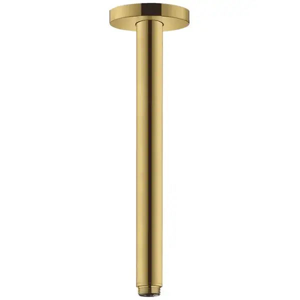 Тримач верхнього душу стельовий Hansgrohe S 300 мм, Polished Gold Optic (27389990)