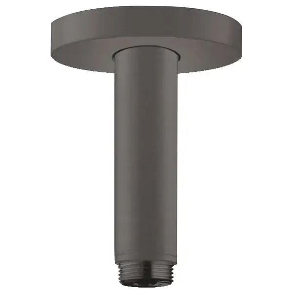 Держатель верхнего душа Hansgrohe h10 см (цвет - чёрный матовый хром) (27393340) фото 1 Aquada.com.ua