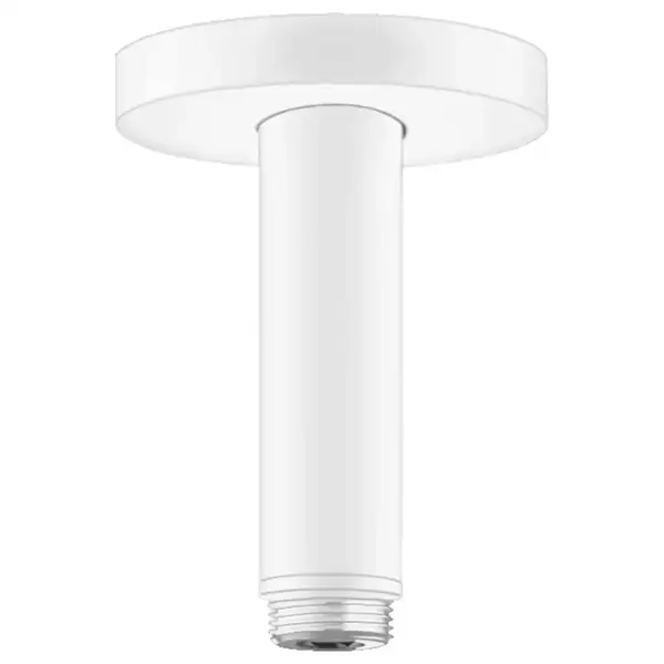 Держатель верхнего душа Hansgrohe h10 см (цвет - белый матовый) (27393700) фото 1 Aquada.com.ua