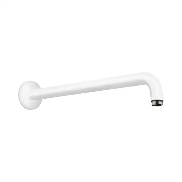 Кронштейн для верхнього душу Hansgrohe 389 мм, білий матовий (27413700)