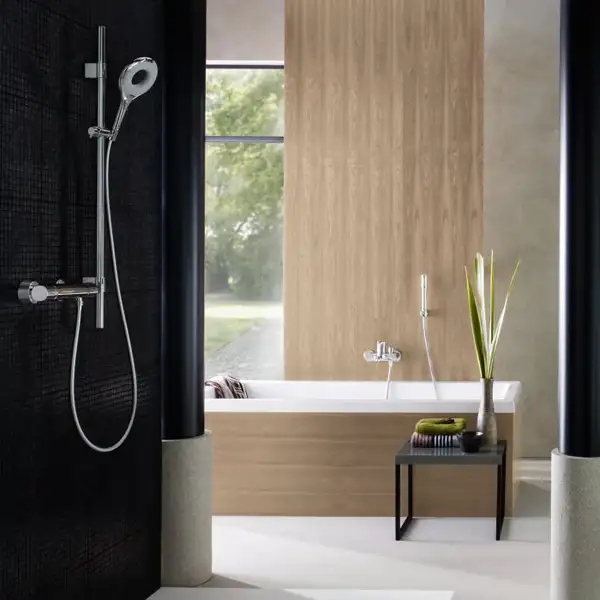 Кронштейн для верхнього душу Hansgrohe E 389 мм, хром (27446000)