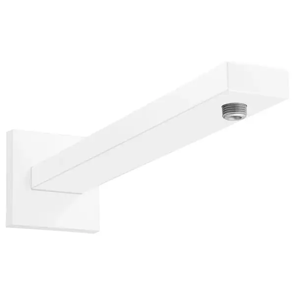 Держатель верхнего душа Hansgrohe Square 38,9 см (цвет - белый матовый) (27694700) фото 1 Aquada.com.ua