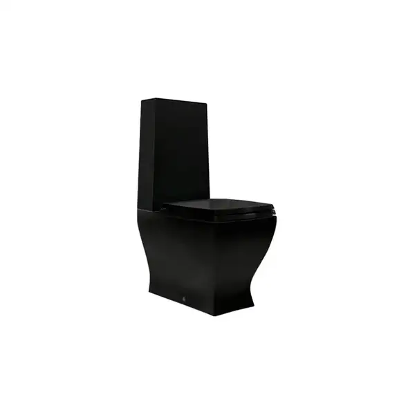 ARTCERAM Унитаз-компакт ArtCeram Jazz с сиденьем Soft Close, чёрный (JZV003 03;00+JZA006 03) фото 1 Aquada.com.ua