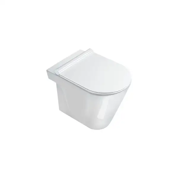 Унитаз напольный Catalano New Zero с сиденьем Soft Close Plus (ободковый) (1VP5500+5SCSTP000) фото 1 Aquada.com.ua