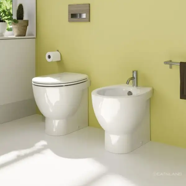 Унитаз напольный, без бачка Catalano New Light с сиденьем Soft Close (1VPLI00+5NLV5STF00) фото 2 Aquada.com.ua