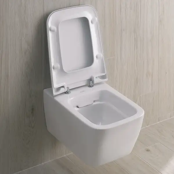 Унитаз Geberit iCon Square сиденьеv Soft Close (201950000+571910000) фото 3 Aquada.com.ua