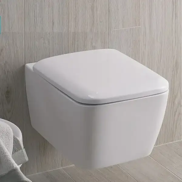 Унитаз Geberit iCon Square сиденьеv Soft Close (201950000+571910000) фото 4 Aquada.com.ua