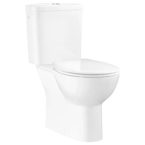 Унитаз наполный Grohe Bau Ceramic, безоободковый с сиденьем Soft Close и бачком (39346000) фото 1 Aquada.com.ua