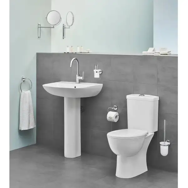Унітаз для підлоги Grohe Bau Ceramic безободковий, білий (39349000)