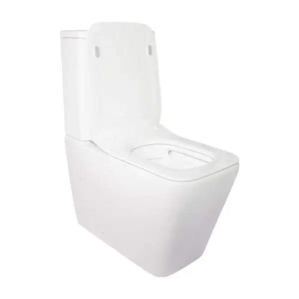 Унітаз-компакт Qtap Crow безобідковий з сідінням Soft-close QT05222170W (QT05222170W) фото 3 Aquada.com.ua