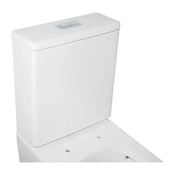 Унітаз-компакт Qtap Crow безобідковий з сідінням Soft-close QT05222170W (QT05222170W) фото 4 Aquada.com.ua