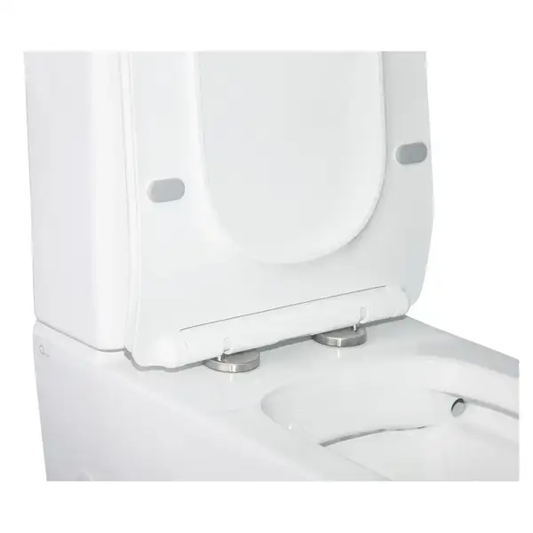 Унітаз-компакт Qtap Crow безобідковий з сідінням Soft-close QT05222170W (QT05222170W) фото 5 Aquada.com.ua