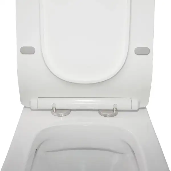 Унітаз-компакт Qtap Crow безобідковий з сідінням Soft-close QT05222170W (QT05222170W) фото 7 Aquada.com.ua