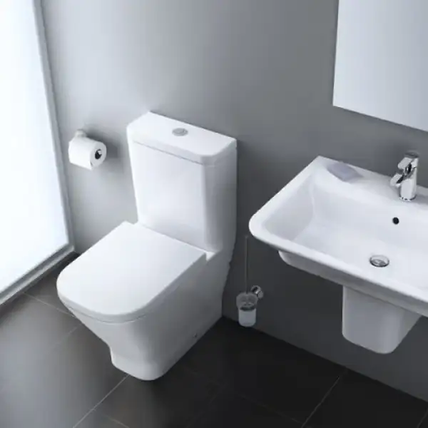 Roca GAP Компакт Унитаз с бачком и сиденьем, белый (A34947800W)