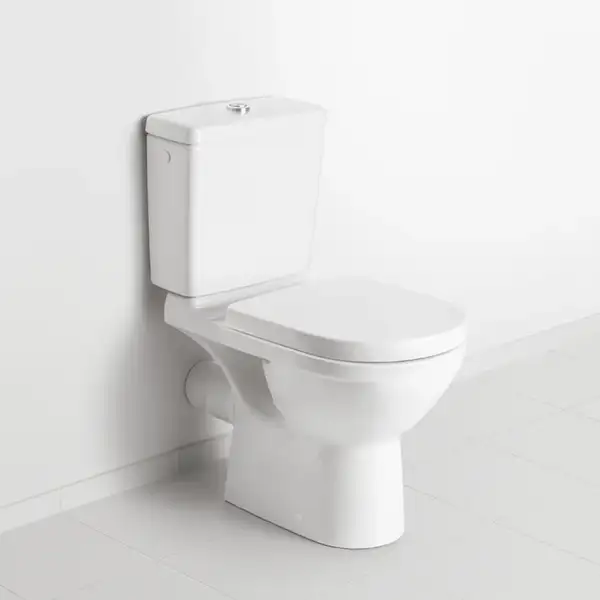 Унитаз с вертикальным выпуском Villeroy & Boch O.Novo (с сиденьем Soft Close) (5661T301) фото 3 Aquada.com.ua