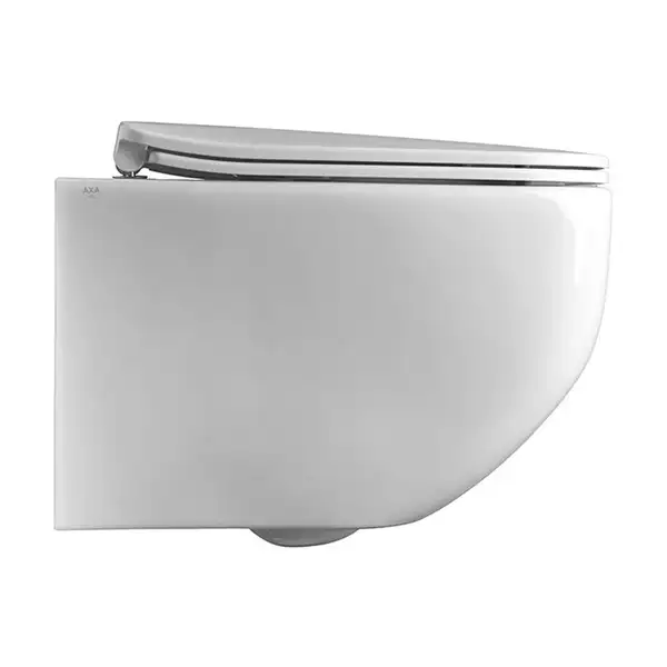 Унитаз подвесной NoRim (безободковый) AXA White Jam, с сиденьем Soft Close (3312701+AF3301) фото 2 Aquada.com.ua