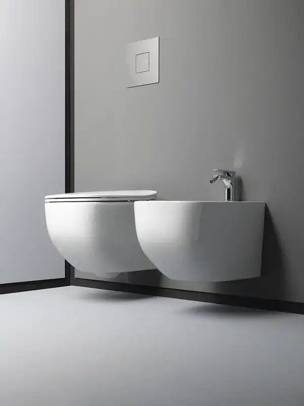 Унитаз подвесной NoRim (безободковый) AXA White Jam, с сиденьем Soft Close (3312701+AF3301) фото 3 Aquada.com.ua