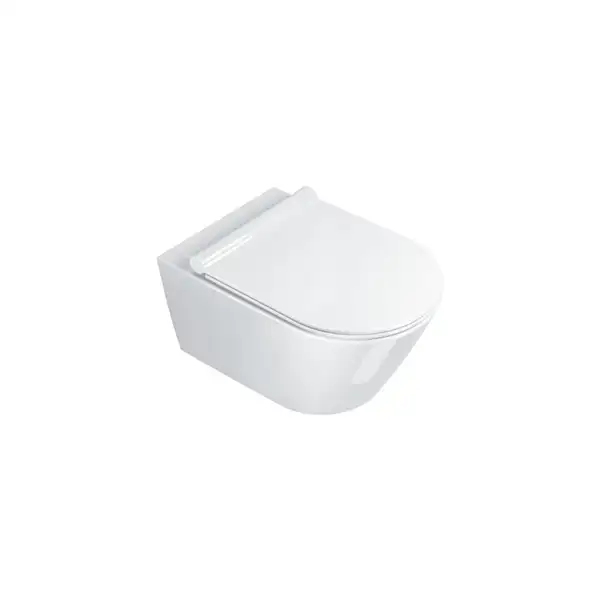 Унитаз подвесной Catalano New Zero с сиденьем Soft Close Plus (ободковый) (1VS55N00+5SCSTP000) фото 1 Aquada.com.ua