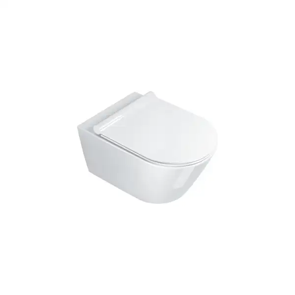 Унитаз подвесной Catalano New Zero с сиденьем Soft Close Plus (NewFlush безободковый) (1VS55NR00+5SCSTP000) фото 1 Aquada.com.ua
