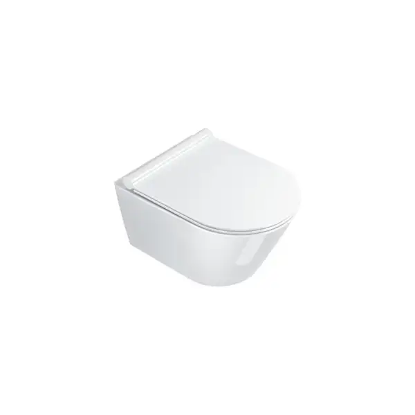 Унитаз подвесной Catalano New Zero с сиденьем Soft Close Plus (ободковый) (1VSV50N00+5SCSTP000) фото 1 Aquada.com.ua