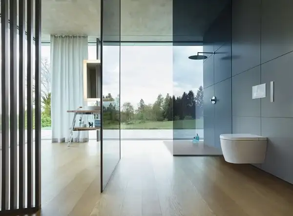 Унитаз-биде Rimless (безободковый) Duravit Me by Starck с сиденьем SensoWash® Starck Plus (2510092000+612000012000320) фото 3 Aquada.com.ua