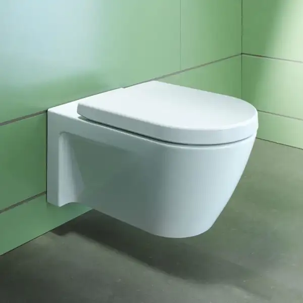DURAVIT STARCK 2 унитаз подвесной с вертикальным смывом, вкл. крепление Durafix, 370*540, белый (2534090000) фото 3 Aquada.com.ua