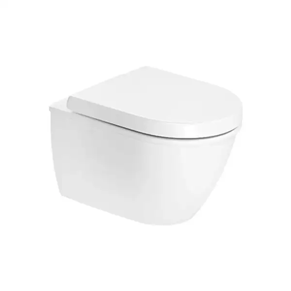 Унитаз подвесной Duravit Darling New (с сиденьем Soft Close) (2549090000+0069890000) фото 1 Aquada.com.ua