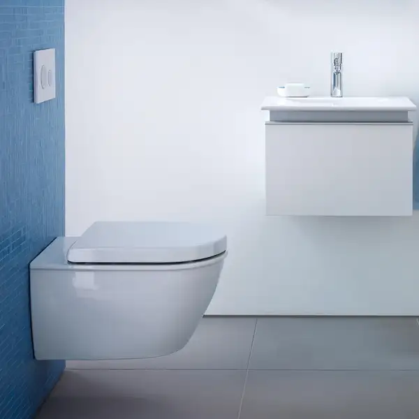Унитаз подвесной Duravit Darling New (с сиденьем Soft Close) (2549090000+0069890000) фото 4 Aquada.com.ua