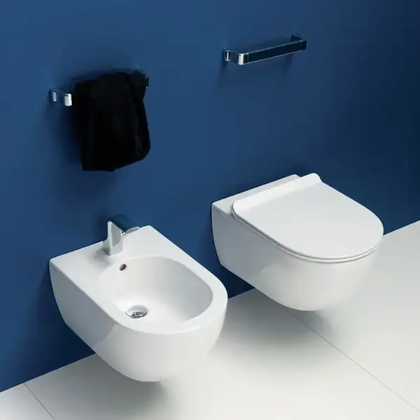 Унітаз підвісний Flaminia MINIAPP 48.5x36 h27 см з системою Goclean, укорочений, білий глянсовий (AP119G)