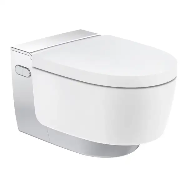 Унитаз подвесной Geberit AquaClean Mera Comfort хром (146.214.21.1) фото 1 Aquada.com.ua
