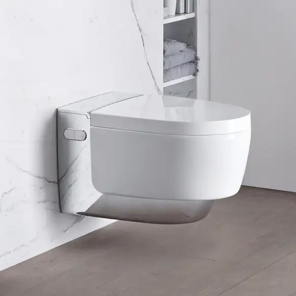 Унитаз подвесной Geberit AquaClean Mera Comfort хром (146.214.21.1) фото 3 Aquada.com.ua