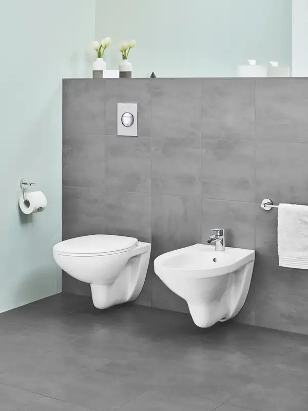 Унитаз подвесной Grohe Bau Ceramic, безоободковый (39427000) фото 5 Aquada.com.ua