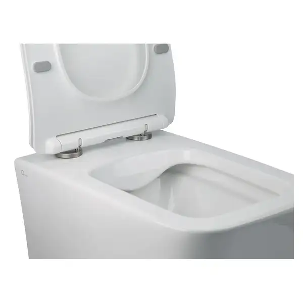 Унітаз підвісний Qtap Crow безобідковий з сідінням Slim Soft-close QT05335170W (QT05335170W) фото 4 Aquada.com.ua