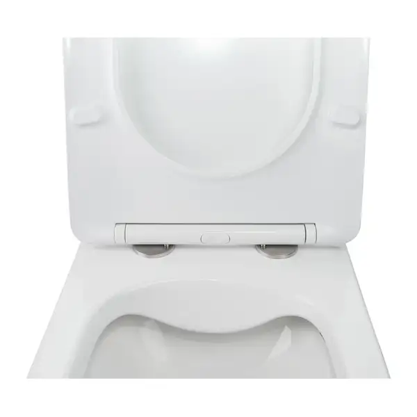 Унітаз підвісний Qtap Jay безобідковий з сідінням Slim Soft-close QT07335176W (QT07335176W) фото 5 Aquada.com.ua