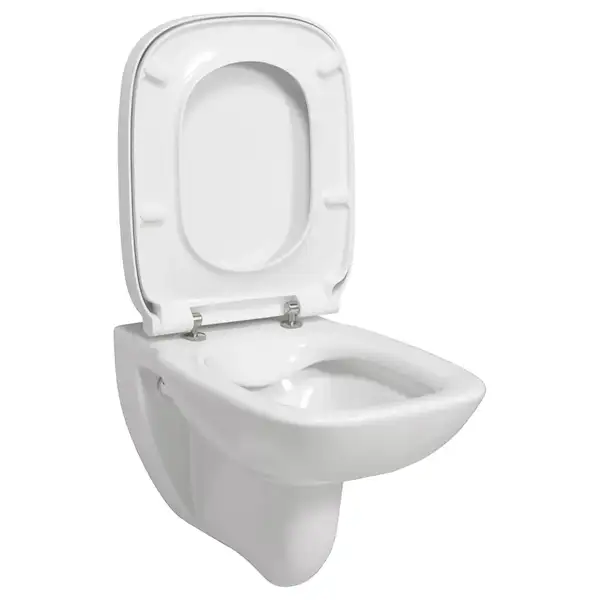 Встроенный унитаз, Rimless (безободковый) Roca Debba с сиденьем Soft Close (A34H99L000) фото 3 Aquada.com.ua