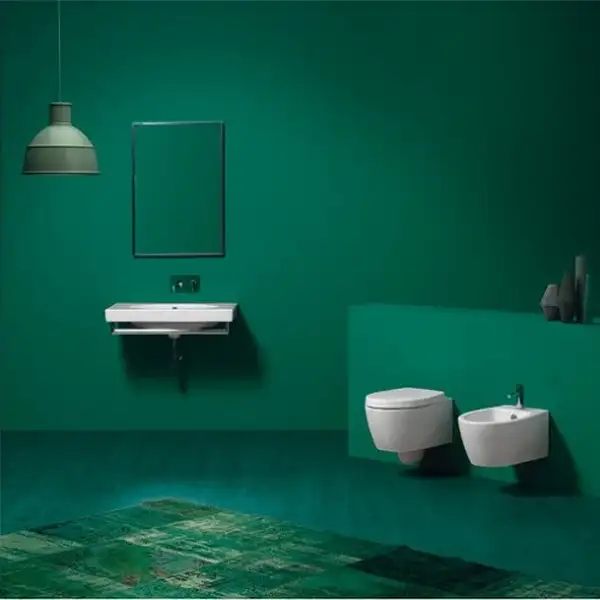 Унитаз подвесной Simas Spazio с сиденьем Soft Close (LFT18+LFT006+F85) фото 3 Aquada.com.ua