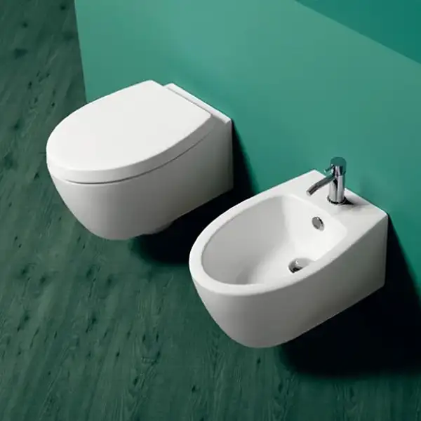 Унитаз подвесной Simas Spazio с сиденьем Soft Close (LFT18+LFT006+F85) фото 4 Aquada.com.ua