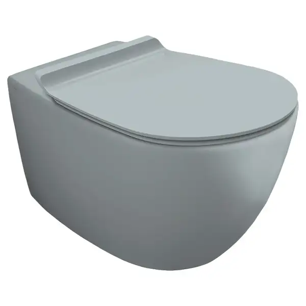 Унитаз подвесной Simas Vignoni с сиденьем Soft Close, tela matt (VI18/F85+VI004 tela matt) фото 1 Aquada.com.ua