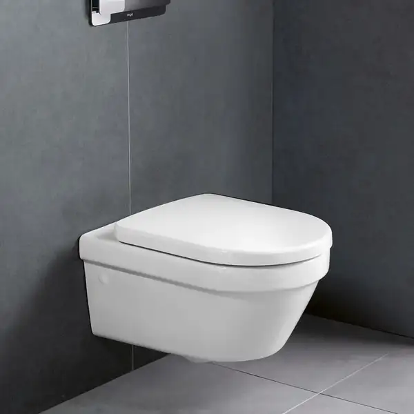VILLEROY & BOCH ARCHITECTURA  NEW унитаз подвесной 37*53см, DirectFlush, в комплекте с сидением с функцией Slow closing (4694HR01) фото 3 Aquada.com.ua