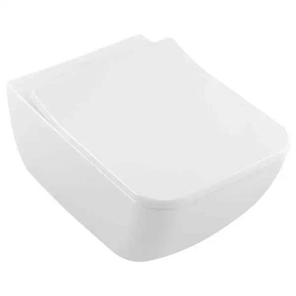 Унитаз подвесной DirectFlush (безободковый) Villeroy & Boch Legato с сиденьем Soft Close (5663RS01) фото 1 Aquada.com.ua