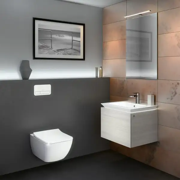 Унитаз подвесной DirectFlush (безободковый) Villeroy & Boch Legato с сиденьем Soft Close (5663RS01) фото 2 Aquada.com.ua