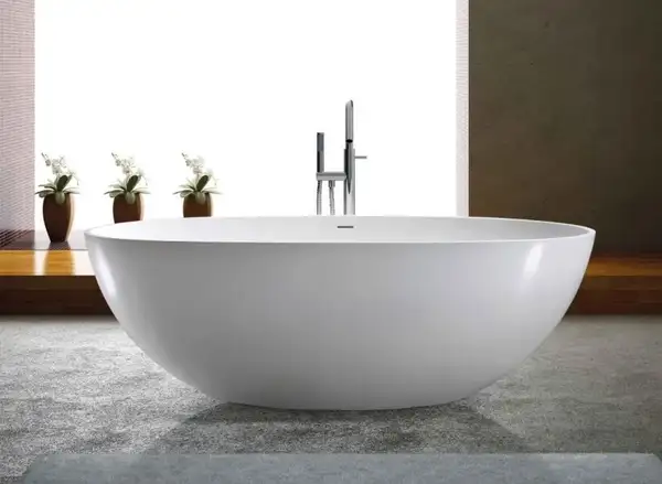 Ванна из искусственного камня Devit Acqa 180 x 93 x 56 см (18090155W) фото 2 Aquada.com.ua