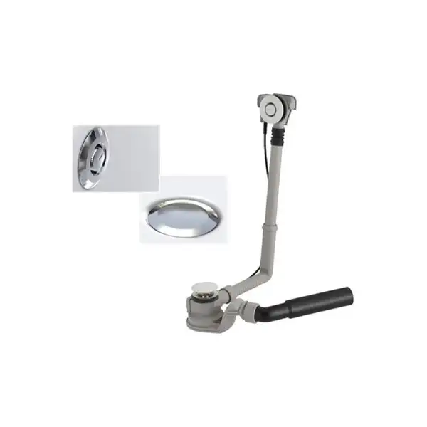 Слив-перелив для ванны Geberit Push Control с кнопкой слива, удлиненный 150.756.21.1 фото 1 Aquada.com.ua