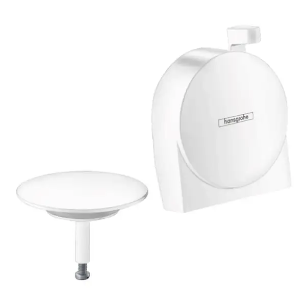 Зовнішня частина Hansgrohe Exafill S до сифона на ванну з наповненням, білий матовий (58117700)