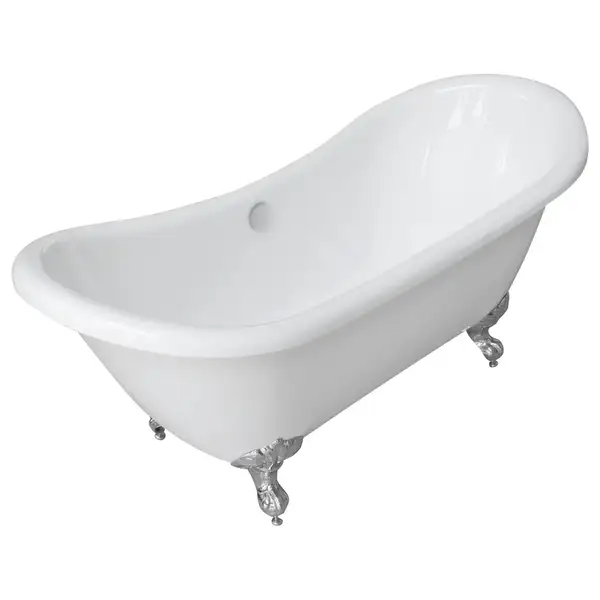Ванна акриловая Volle 175 х 75 см, с ножками (12-22-314) фото 1 Aquada.com.ua