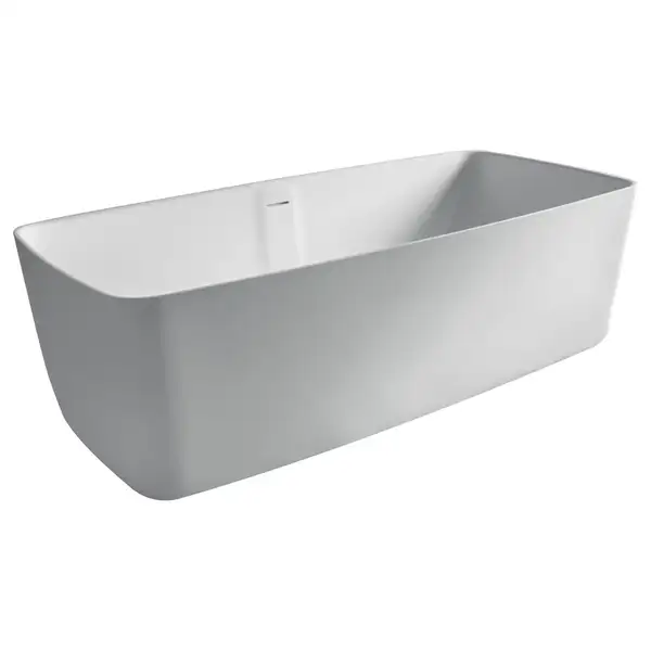 VOLLE Ванна 168*80*53см отдельностоящая каменная Solid surface (12-40-034) фото 1 Aquada.com.ua