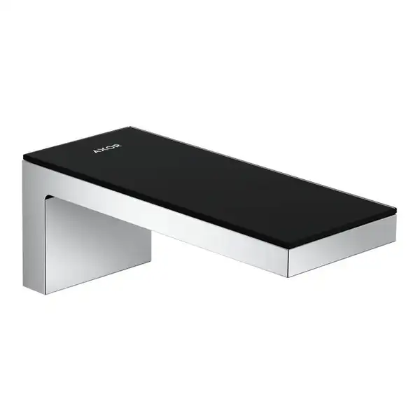 Излив для ванны Axor MyEdition (цвет - хром/чёрное стекло) (47410600) фото 1 Aquada.com.ua